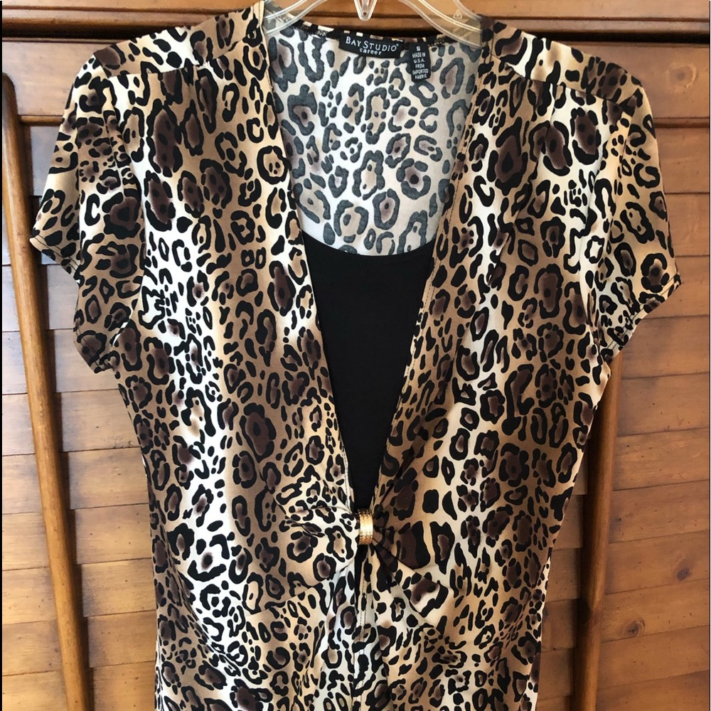 Leopard design top